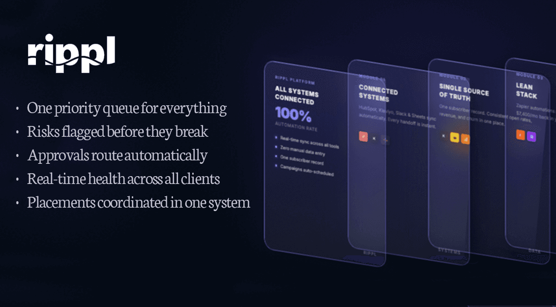 With Rippl — connected control